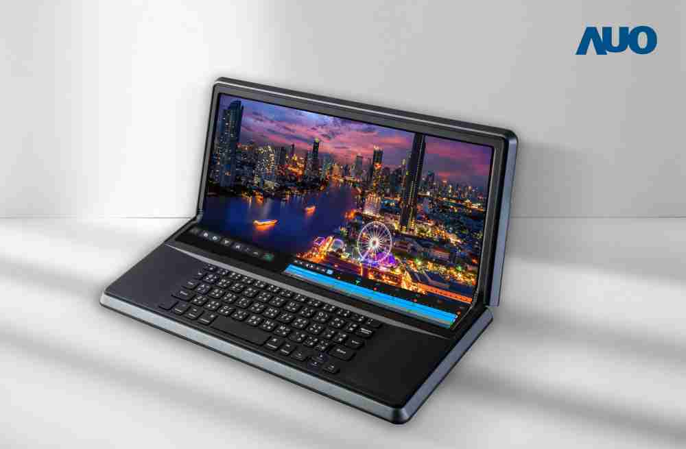 冰球突破14.6吋Micro LED折迭显示屏幕，，，搭配半径4mm的弯折绞炼，，，以及高画素、、高亮度、、、高对比度的显示技术特点，，即便在大视角下仍保有绝佳色相与亮度