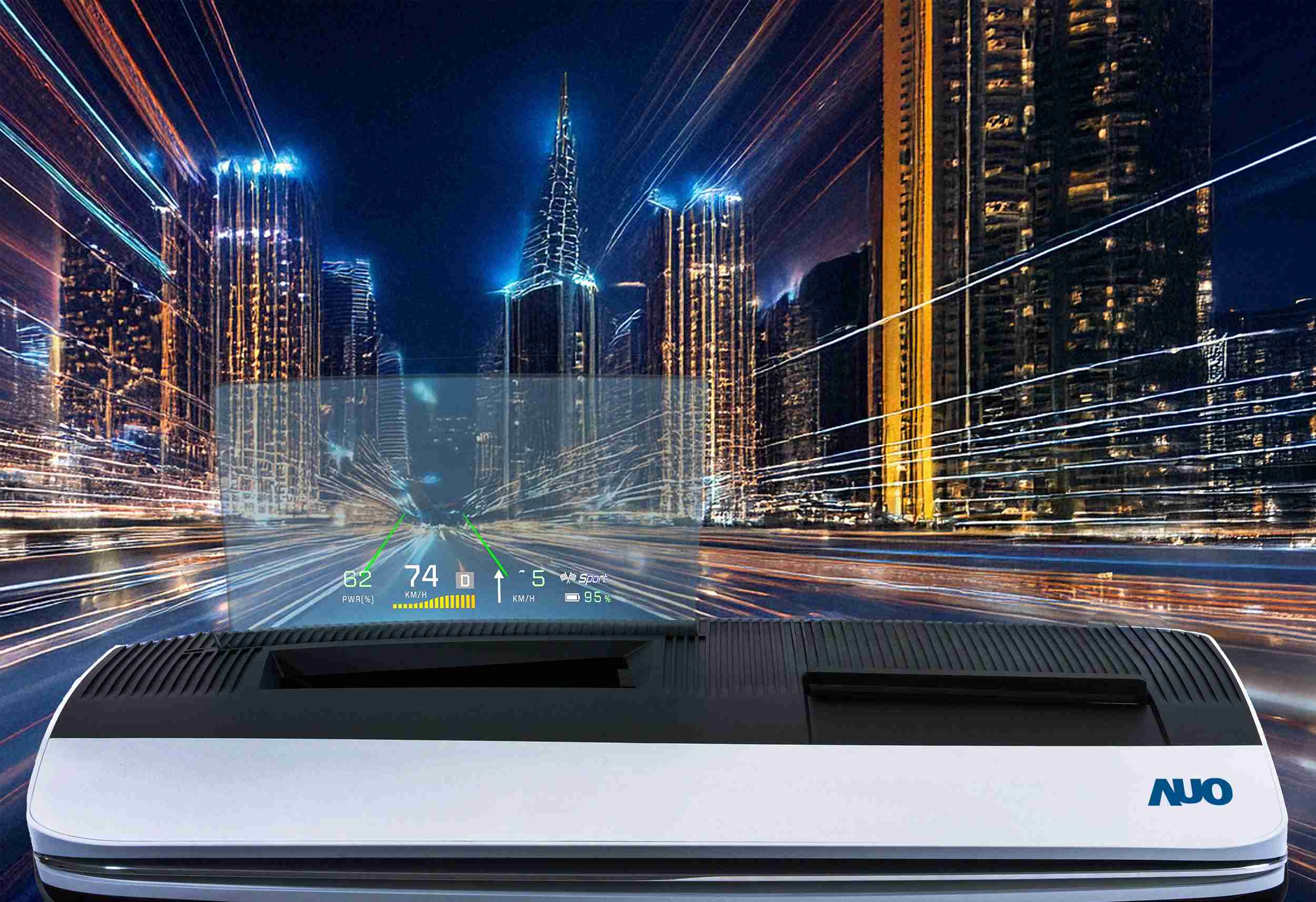 冰球突破推出13吋Micro LED抬头显示器，，，提供高入眼亮度、、、、高色彩饱和度的显示质量，，，，在阳光下或黑暗中都清晰可见，，，并利用Micro LED模块体积小的优势，，解决车用空间有限的痛点